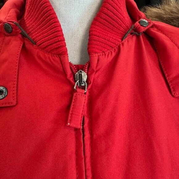 Prada Red Size 6 Hooded Jacket - Picture 6 of 11